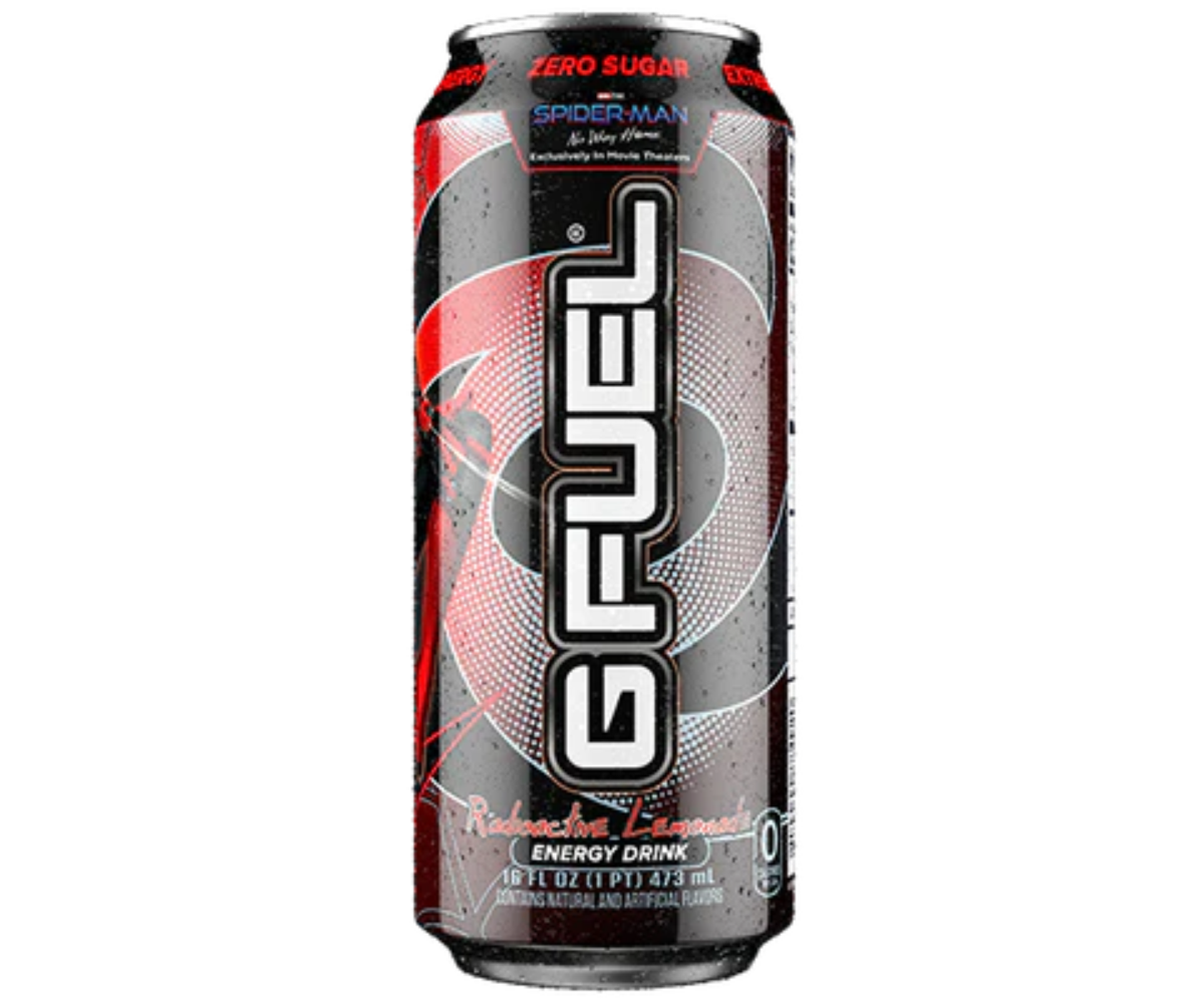 G Fuel Spiderman Radioactive Lemonade Energy Drink