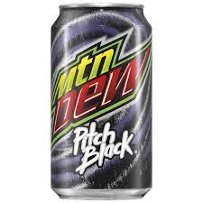 MOUNTAIN DEW PITCH BLACK