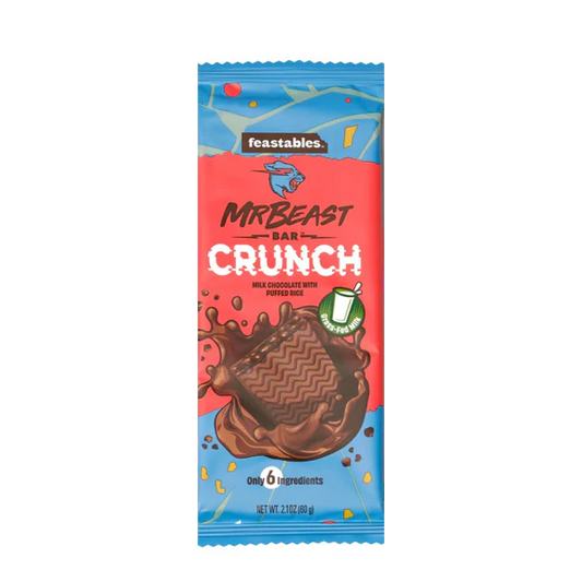 Feastables MrBeast Crunch Milk Chocolate Bar